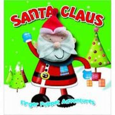 Coperta cărții Finger Puppet Adventures: Santa Claus