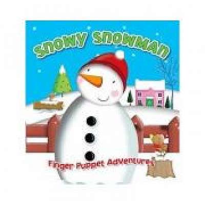 Coperta cărții Finger Puppet Adventures: Snowy Snowman
