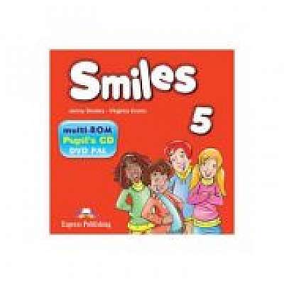 Curs limba engleza Smiles 5 Multi-rom, Virginia Evans
