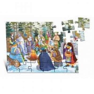 Coperta cărții Puzzle Douasprezece luni ale anului 30 piese