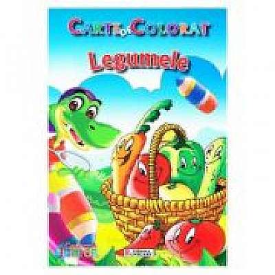 Legumele - Carte de colorat Legumele - Carte de colorat