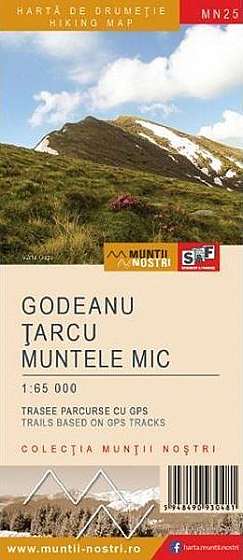 Munții Godeanu-Țarcu-Muntele Mic. Hartă de drumeție - Munții noștri