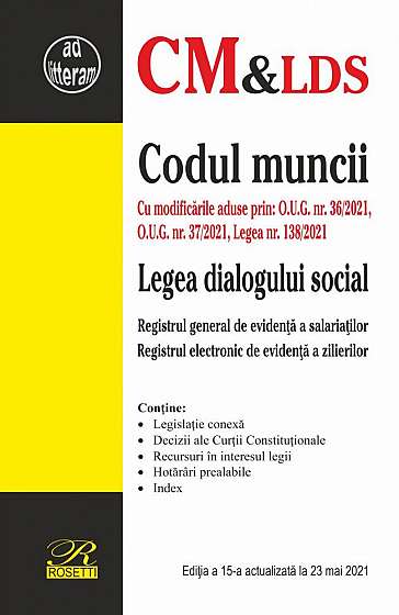Codul muncii. Legea dialogului social