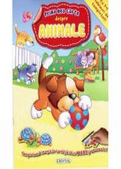 Prima mea carte despre Animale - Cu 7+1 tablouri de completat! (+3 ani)