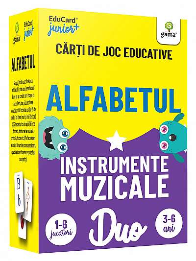 DuoCard - Alfabetul • Instrumente muzicale