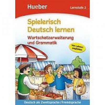 Spielerisch Deutsch lernen Wortschatzerweiterung und Grammatik Lernstufe 2 Buch, Bettina Trust