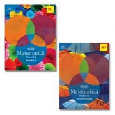 Set Clubul matematicienilor: Matematica pentru clasa a 6-a, semestrul I si II, autor Marius Perianu