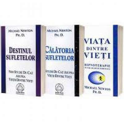 Serie de autor Michael Newton Ph. D. Calatoria Sufletelor, Destinul Sufletelor, Viata dintre vieti (set de 3 carti), Ph. D.