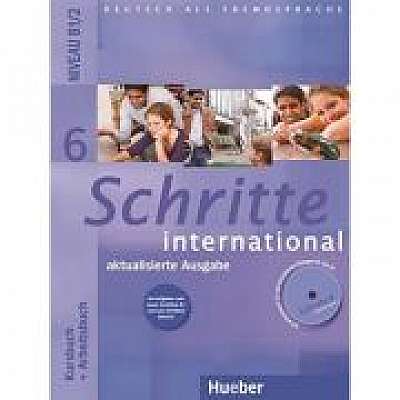 Coperta cărții Schritte international 6, Kursbuch+Arbeitsbuch+CD zum Arbeitsbuch, Neubearbeitung