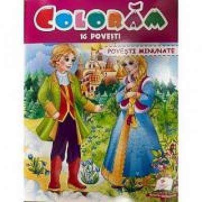 Coperta cărții Coloram 16 povesti. Povesti minunate