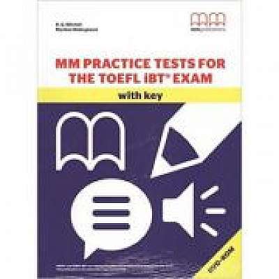 Coperta cărții TOEFL Practice Tests with DVD and key - H. Q. Mitchell de H.Q. Mitchell