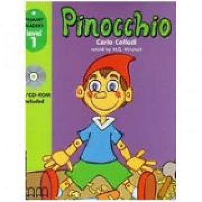 Primary Readers. Pinocchio. Level 1 reader with CD