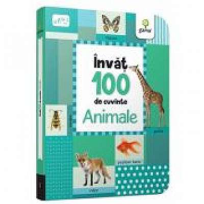 Coperta cărții Invat 100 de cuvinte. Animale