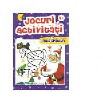 Coperta cărții Jocuri si activitati cu Mos Craciun, 4+ ani