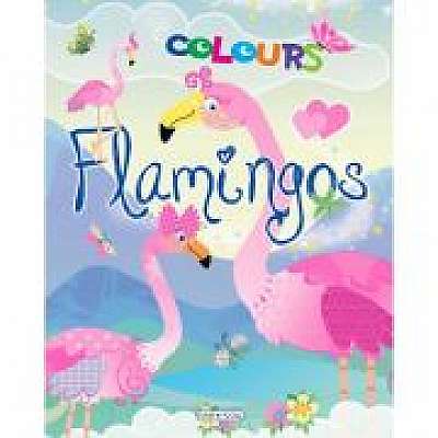 Flamingos Colours (bleu)