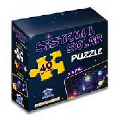 Coperta cărții Puzzle - Sistemul solar (puzzle 50/70 + afis 50/70)