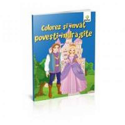 Coperta cărții Colorez si invat povesti indragite