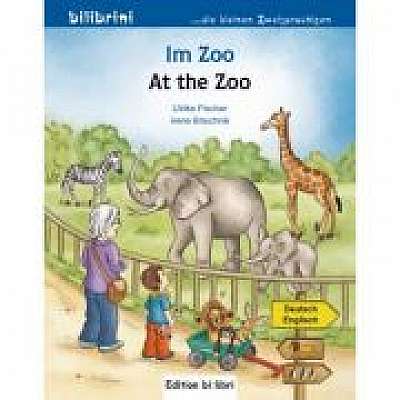 Coperta cărții Im Zoo Kinderbuch Deutsch-Englisch, Ulrike Fischer
