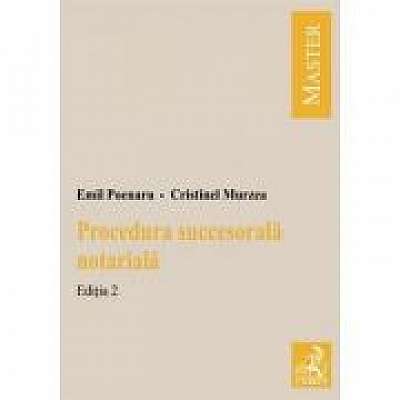 Coperta cărții Procedura succesorala notariala. Editia 2, Emil Poenaru de Cristinel Murzea