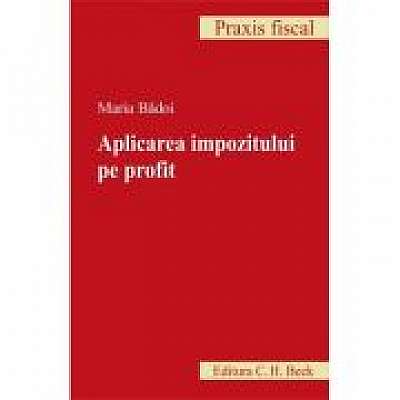 Coperta cărții Aplicarea impozitului pe profit