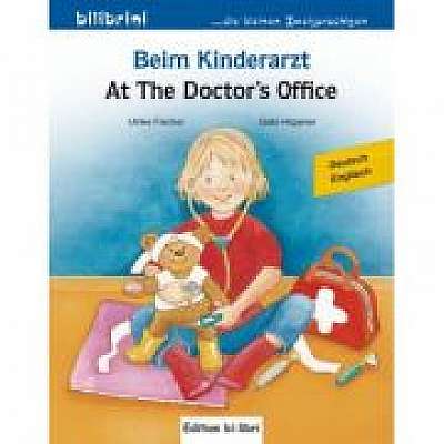 Beim Kinderarzt Kinderbuch Deutsch-Englisch mit Wort-Bild-Leiste auf jeder Seite, Gabi Hoppner
