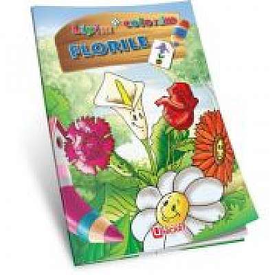 Coperta cărții Lipim si coloram. Florile