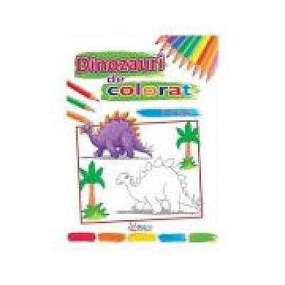 Coperta cărții Dinozauri de colorat