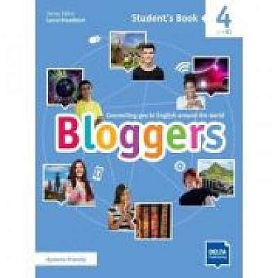Coperta cărții Bloggers 4 A1-A2 Student’s Book + Delta Augmented + Online Extras