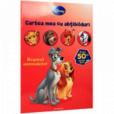 Coperta cărții Regatul animalelor. Cartea mea cu abtibilduri