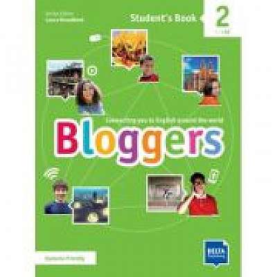 Coperta cărții Bloggers 2 A1-A2 Student’s Book + Delta Augmented + Online Extras