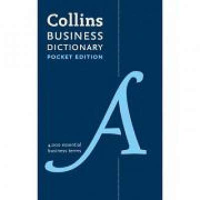Coperta cărții Business Dictionaries. Pocket Business English Dictionary, 4000 essential business terms