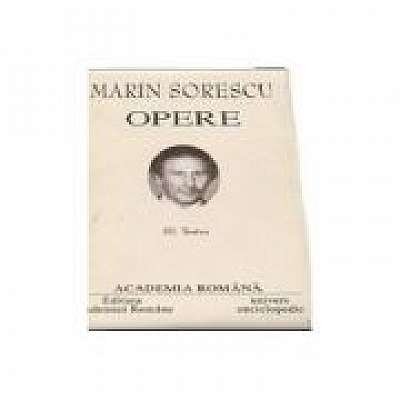 Marin Sorescu. Opere III