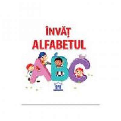 Coperta cărții Invat alfabetul. Carte pliata