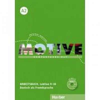 Motive A2 Arbeitsbuch, Lektion 9–18 mit MP3-Audio-CD Kompaktkurs DaF - Wilfried Krenn, Herbert Puchta