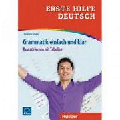Erste Hilfe Deutsch Grammatik einfach und klar Deutsch lernen mit Tabellen Buch