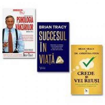 Pachet din 3 carti Psihologia vanzarilor, Succesul in viata, Crede si vei reusi de Autorul Brian Tracy