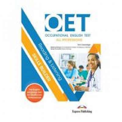 Curs limba engleza OET Reading and Listening Skills builder (All professions) cu Digibook app.