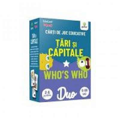 Tari si capitale. Who's who. Carti de joc educative Duo Card