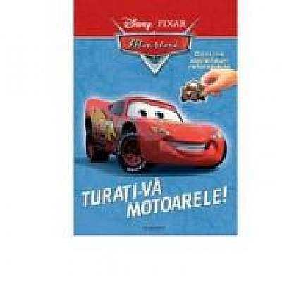 Disney Pixar masini Turati-va motoarele. Contine abtibilduri