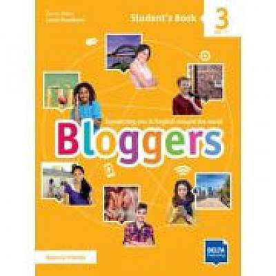 Coperta cărții Bloggers 3 A1-A2 Student’s Book + Delta Augmented + Online Extras