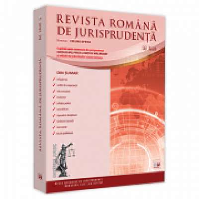 Revista romana de jurisprudenta nr. 6/2020