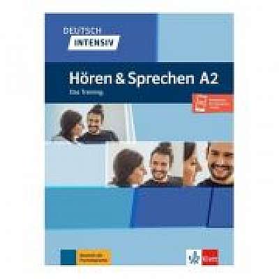 Deutsch intensiv Hören und Sprechen A2, Buch + Onlineangebot. Das Training