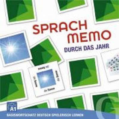 Coperta cărții Sprachmemo Deutsch Durch das Jahr Sprachspiel A1