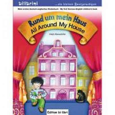 Coperta cărții Rund um mein Haus Kinderbuch Deutsch-Englisch All Around My House