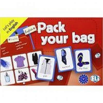 Coperta cărții Let's play in English - Pack your Bag A1