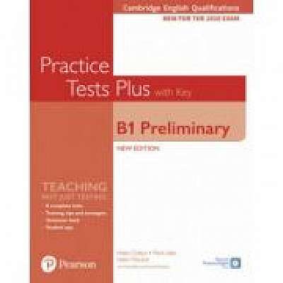 Cambridge English Qualifications B1 Preliminary New Edition Practice Tests Plus Student's Book with key, Mark Little, Helen Tilouine