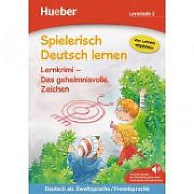 Spielerisch Deutsch lernen Lernkrimi Das geheimnisvolle Zeichen Buch mit MP3- Download