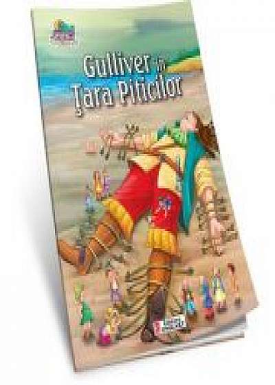 Gulliver in Tara Piticilor. Carte de colorat A5 ilustrata