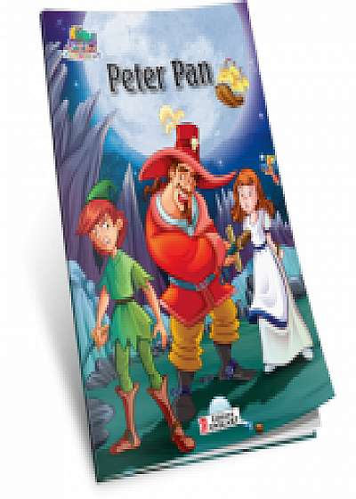 Peter Pan. Carte de colorat A5 ilustrata