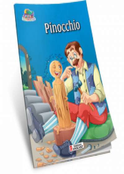 Pinocchio. Carte de colorat A5 ilustrata